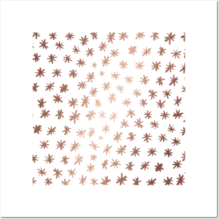 Copper stars Posters and Art